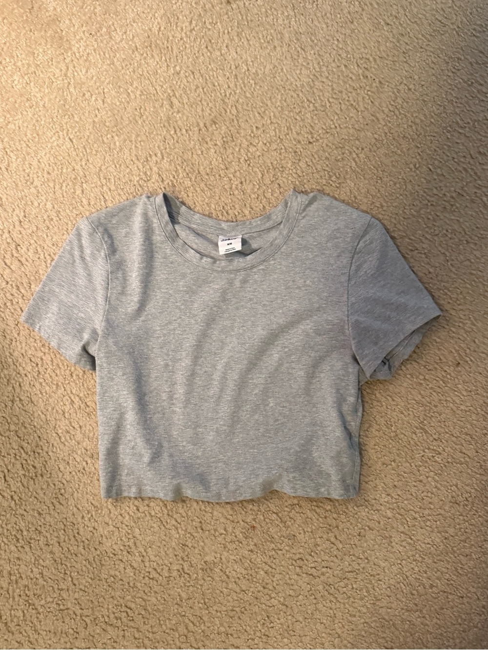 Everyday Heather Gray Crop Tee